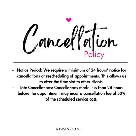 Cancellation Policy